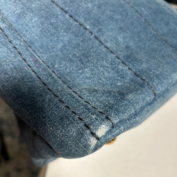 Prada Tote Bag  Blue Denim - Picture 12 of 12